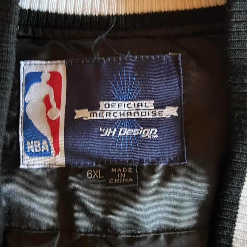 NBA Official Merchandise Black Jacket size 6XL - Picture 2 of 6